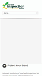 Mobile Screenshot of healthinspectionmonitor.com
